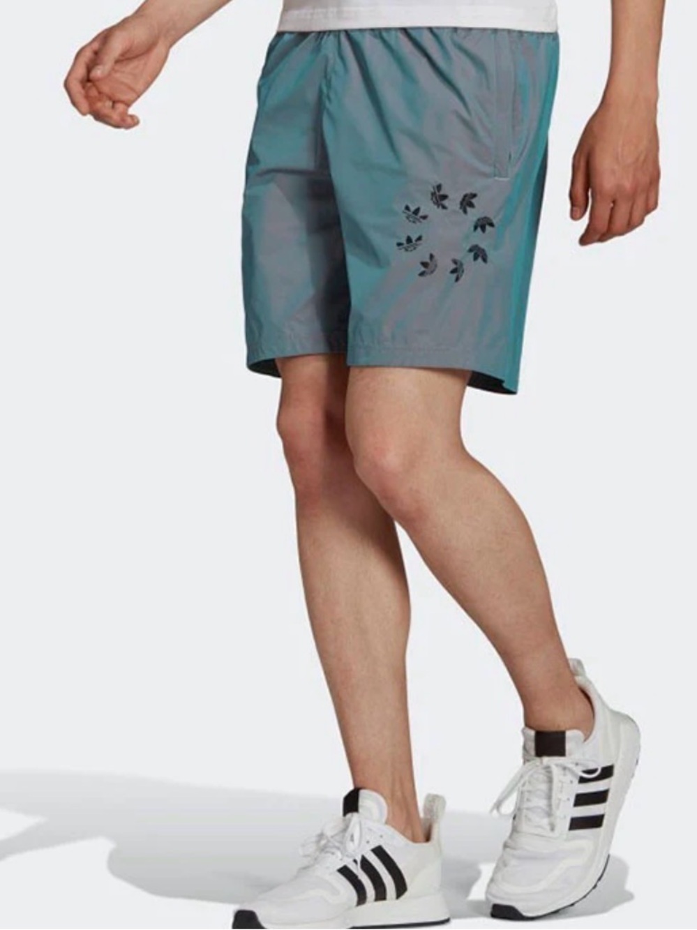 Adidas originals  Primegreen iridescent Drawstring Shorts/ swim trunks